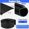 U-Shape Garage Door Bottom Seal Wear Resistance Replacement Seal  Garage Door Installation