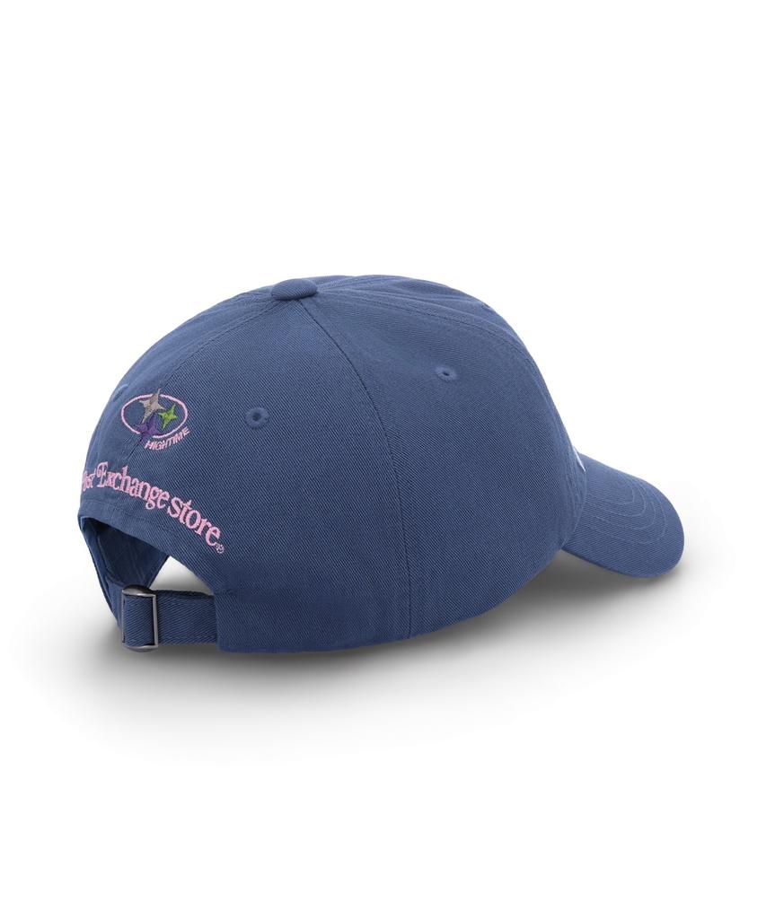 GRAM OUNCE POUND Typo Overlapped 6-Panel Cap Washed Navy