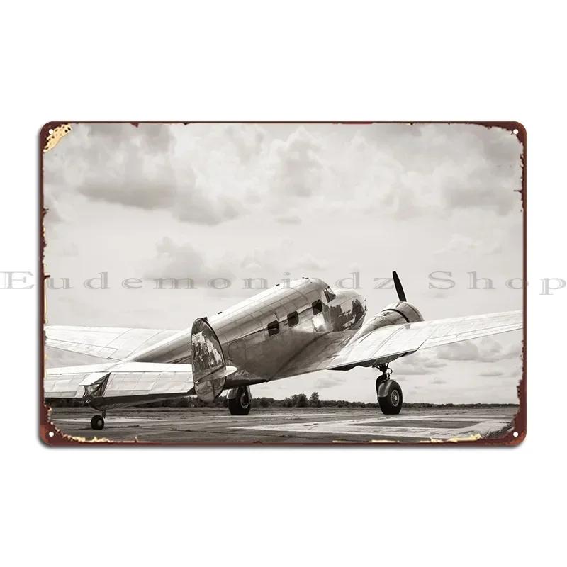 Airplane Metal Plaque Poster Wall Decor Custom Garage Club Customize Tin Sign Poster 20x30cm(7.8x11.8inch)