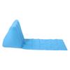 Inflatable Beach Chair Flocked Surface PVC Base Portable Reclining Beach Mat Lounger for Outdoor