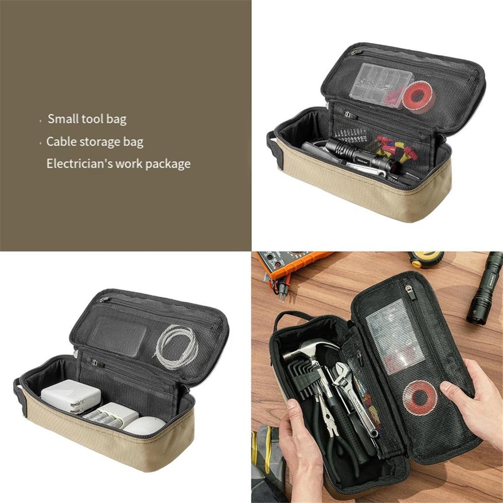 New Heavy Duty Small Tool Bag Pouch Portable Utility Organizer Case Perfect for EDC, Motorcycle, Road Bike, Electricians