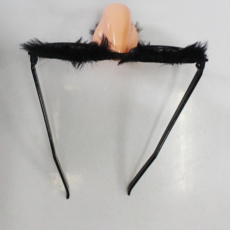 Halloween Creative Nose and Mustache Glasses Funny Adult/Child Big Nose Tricky Props Eyeglasses Frames Festival Party Decoration