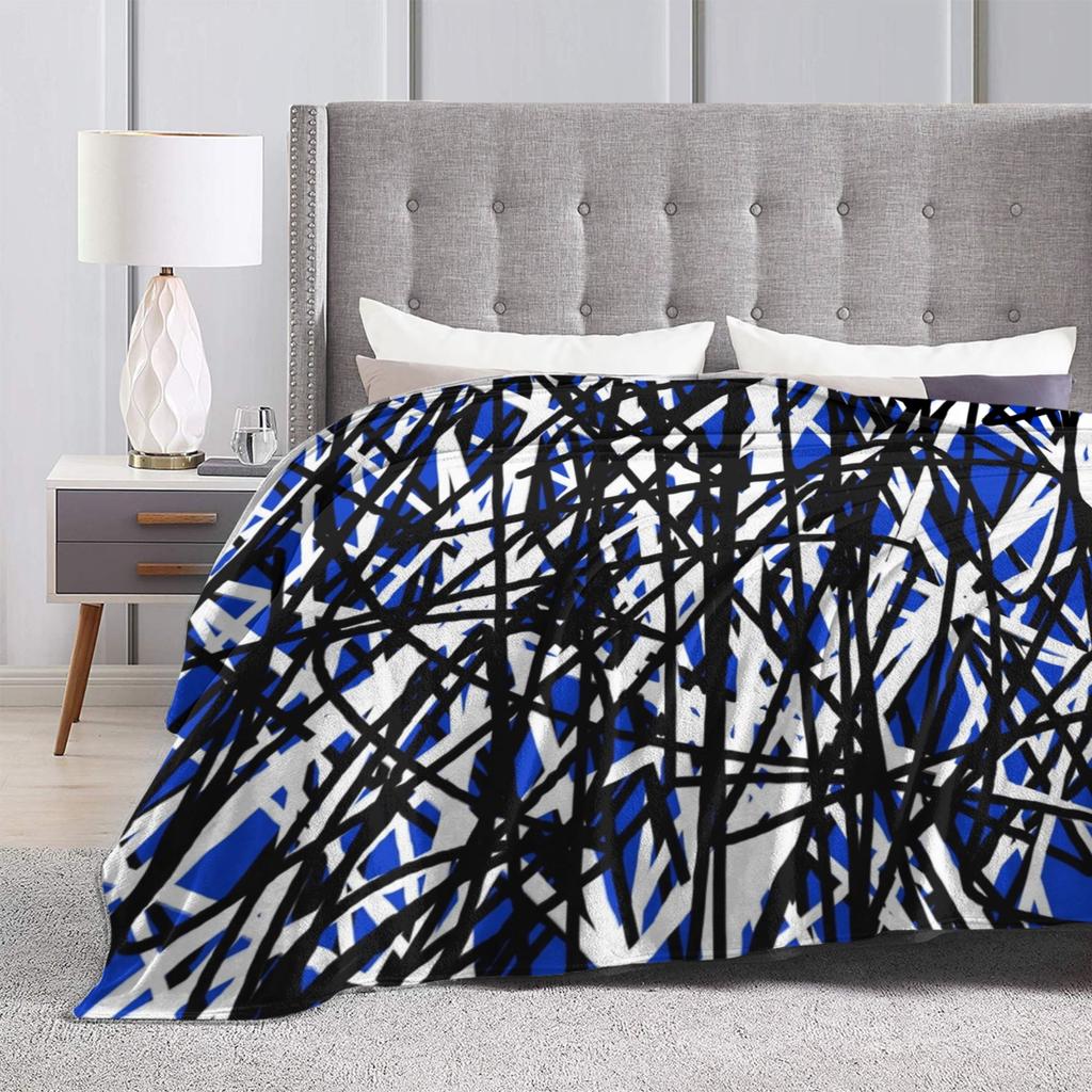 Soft Bedding Throws Travel Car Van Halen Blue Scars Blanket Flannel Bedspread For Bedroom Casual Sofa Bed Cover