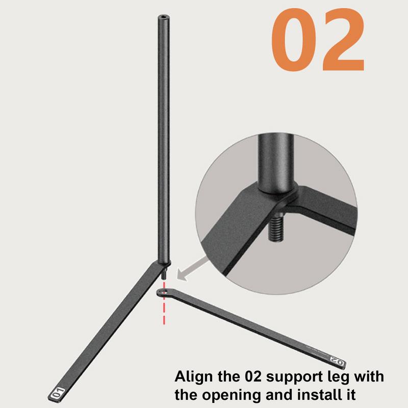 Lamp Stand Hook Outdoor Folding Light Stand Multi-Functional Camping Light Pole Portable Outdoor Light Pole Light Stand Holder