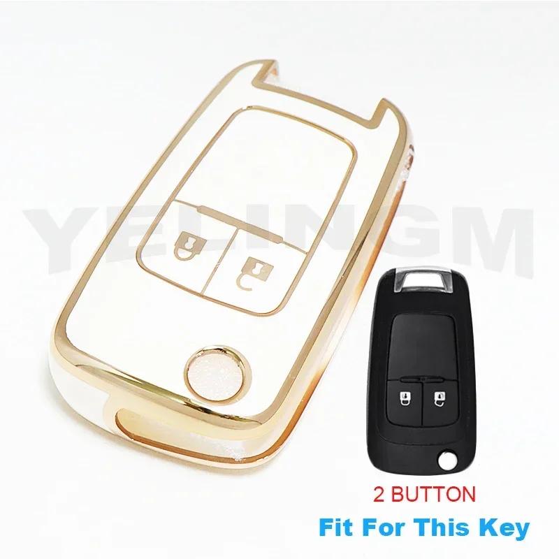 Husă TPU Smart Key Pentru Cheie Auto Chevrolet Fob pentru Chevrolet Chevy Cruze Malibu Camaro Aveo Equinox Impala Sonic 2 3 4 5 Butoane