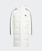 adidas 3-Stripe Regular Fit Long Down Padded Jacket - White / Jz8732