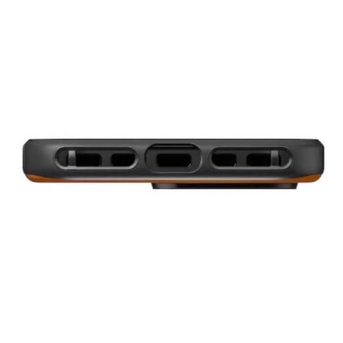 Coque en cuir - Nomad - iPhone 14 Plus - Brun - MagSafe - Puce NFC intégrée