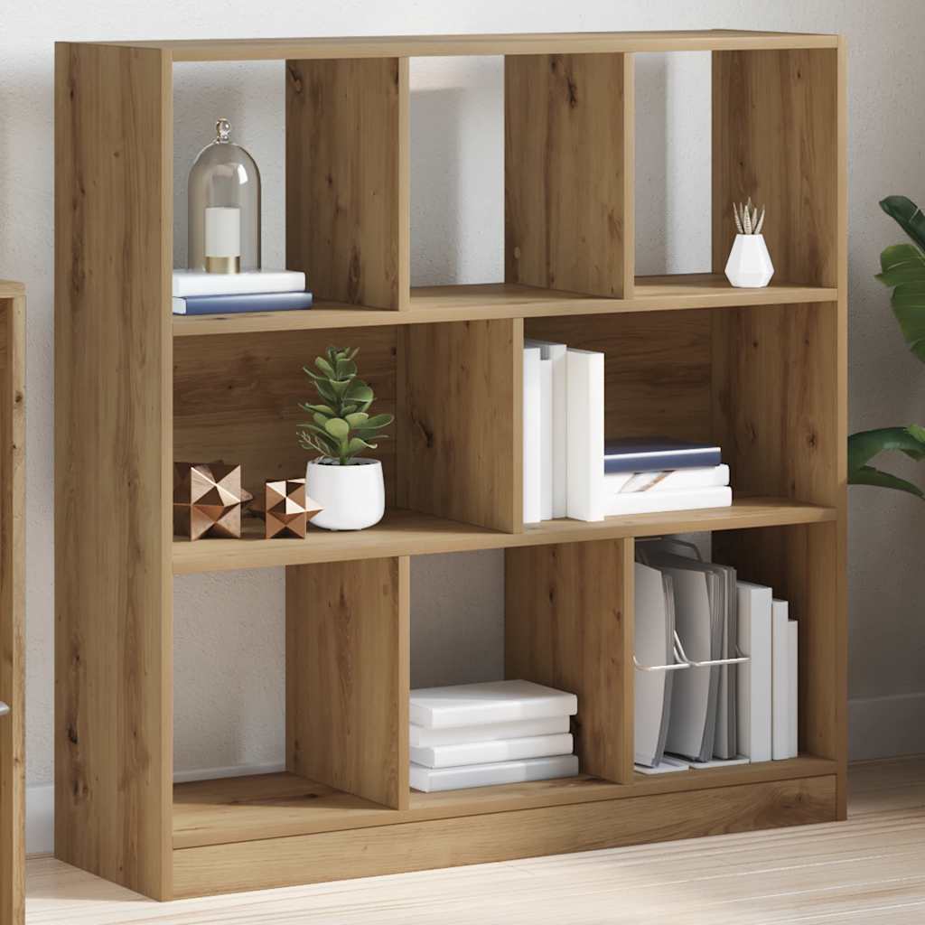 Artisan Oak Bookshelf 97.5 x 29.5 x 100 cm Particleboard