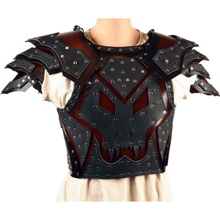 European Medieval Viking Warrior Shoulder & Helmet Armor Cosplay Prop