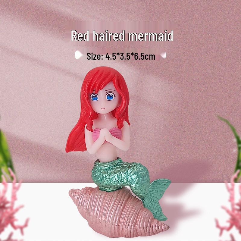 Ракушка Русалка DIY Украшение для Аквариума - Аксессуар для Куклы Океанский Пейзаж