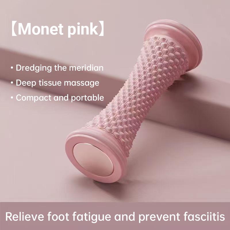 

2025 Новый массажер для ног Мяч для йоги и фасций Тренажер для стоп Валик для расслабления мышц плоскостопия Инструмент для прессования стоп для домашнего использования розовый