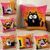 Suitable For Spoof Animal Joke For workers Pillow Case Comfort Sofa Bed Silky elegant Invisible zipper Decorative cushion cover