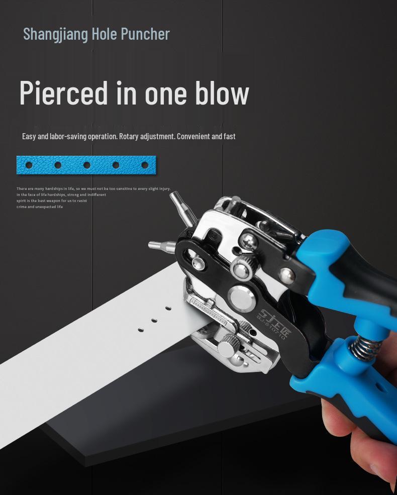 Master Craftsman Belt Hole Punching Pliers for Watch Straps and Waistbands