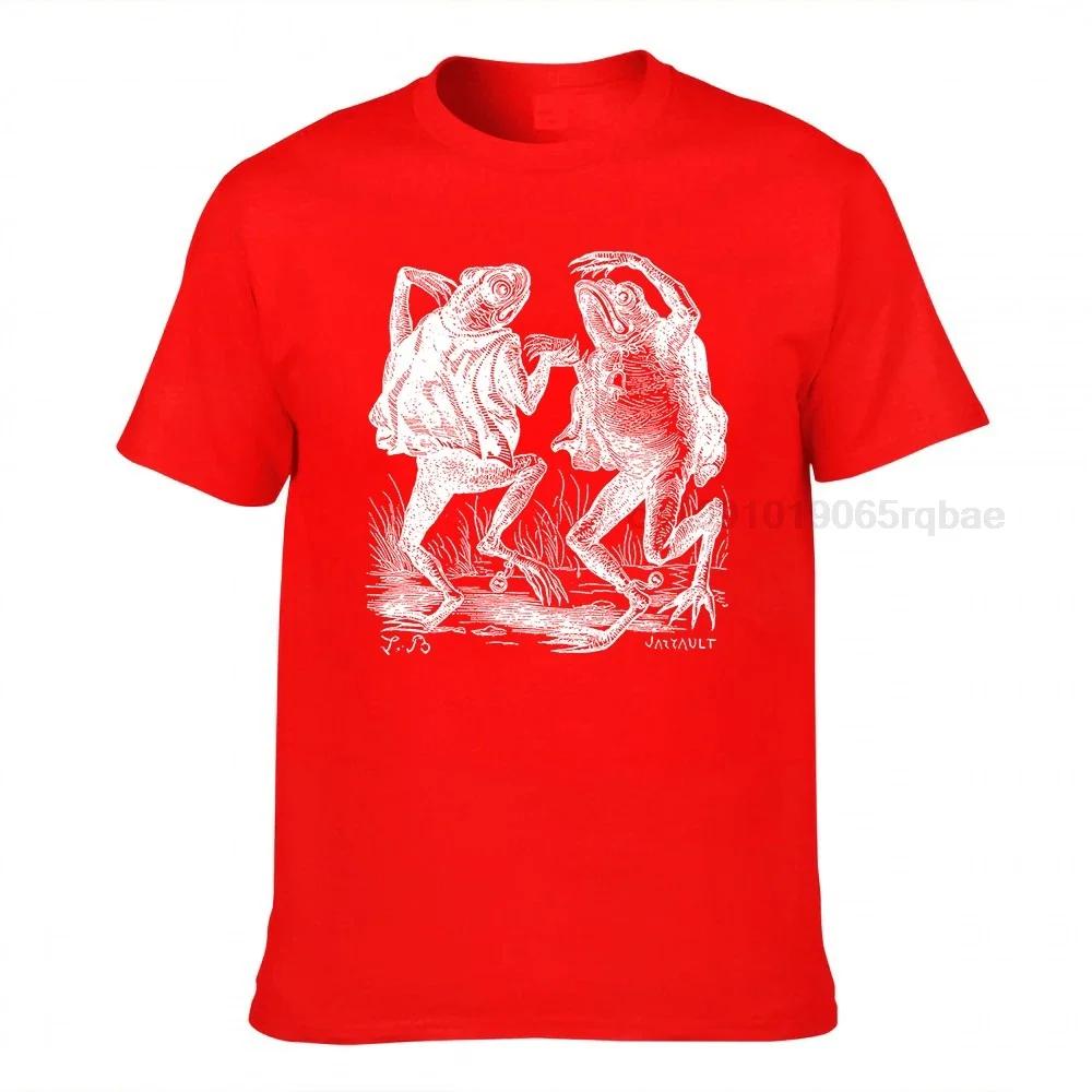 Dancing Toads Organic Unisex Tshirt Vintage Style Demon Tshirt Cotton Casual Unisex T Shirt Unisexs Tee Shirts Tops