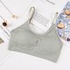 Beauty Back Bear Print Wireless Sports Camisole Bra Comfortable Breathable High Elasticity