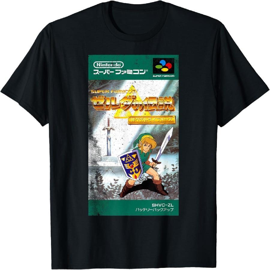 The Legend of Zelda A Link To The Past Vintage Kanji Spiel T-Shirt