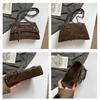 Rivet locomotive bag women's metal chain shoulder messenger bag