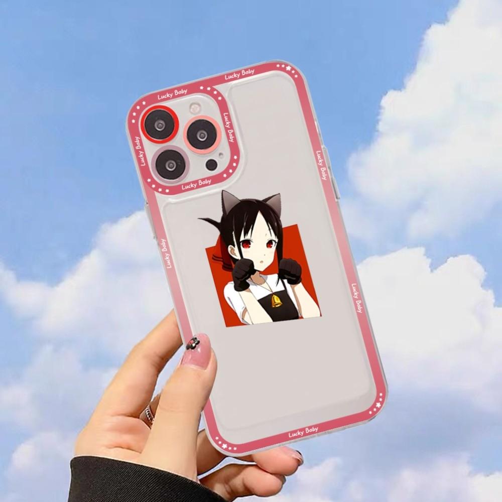 Kaguya Sama Love is War Phone Case For iPhone 15 11 12 13 14 Mini Pro Max XR X XS TPU Clear Case