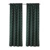 Nordic Finished Curtains Solid Color Geometric Embroidery Piercing Rod Curtains Solid Color Blackout Curtains