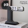 Nordic Wooden Ring Acrylic Calendar: Aesthetic Desktop Ornament and Decompression Decoration