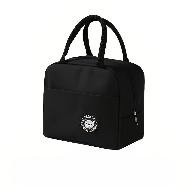Large Insulated Lunch Bag, Thick Aluminum Foil, Multi-Functional & Cute Design for School and Picnics