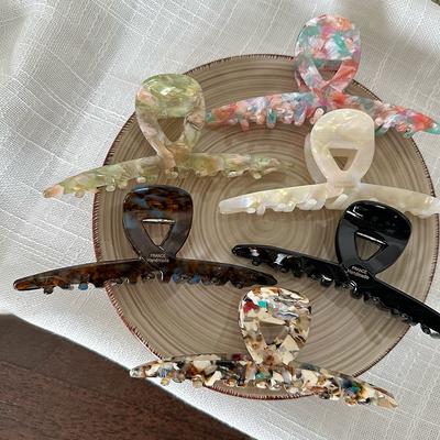1pc French Acid Claw Clip New High-end Hair Clip for Women Claw Clip Shark Clip Hair Accessories