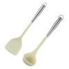 2Pcs/Set Stainless Steel Handle Silicone Cooking Tool Non-stick Kitchen Utensils Silicone Spatula Baking Kitchen Utensils Tool