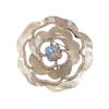 Camellia Rose Mother-of-Pearl Brooch – High-End Korean Style for Evening Wear