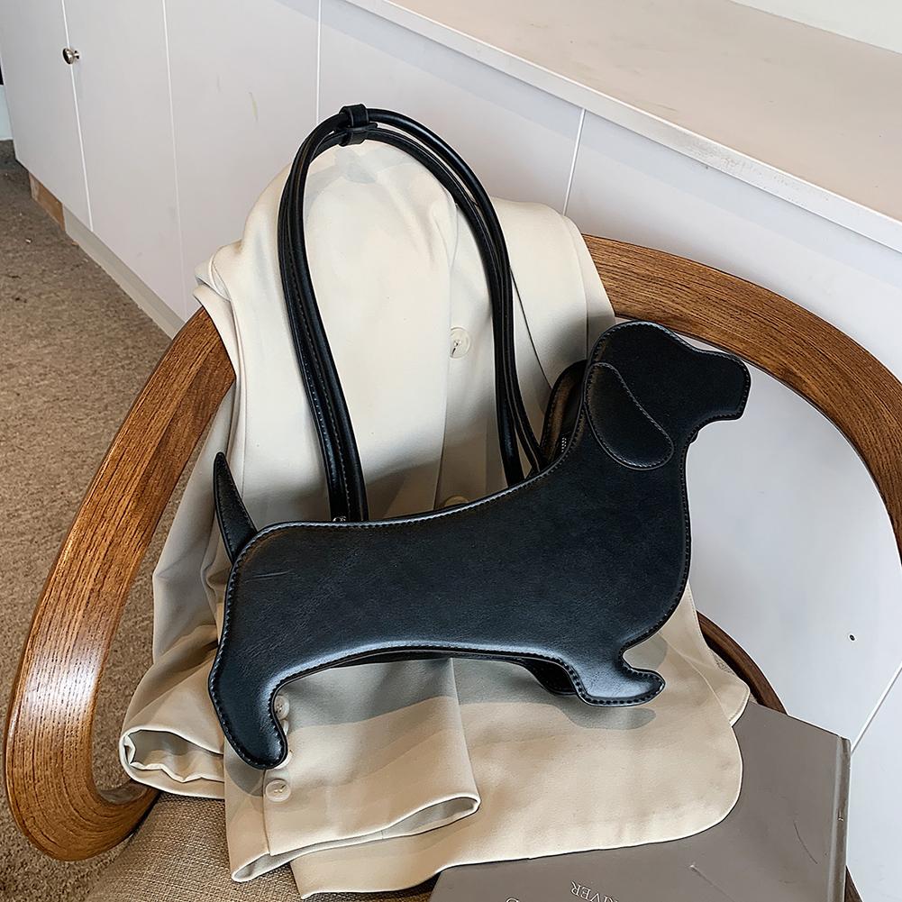 Cartoon Dog Shaped Handbag Pu Leather Purse Unique Novelty Clutch Bag Cute Evening Party Bag For Women And Girls