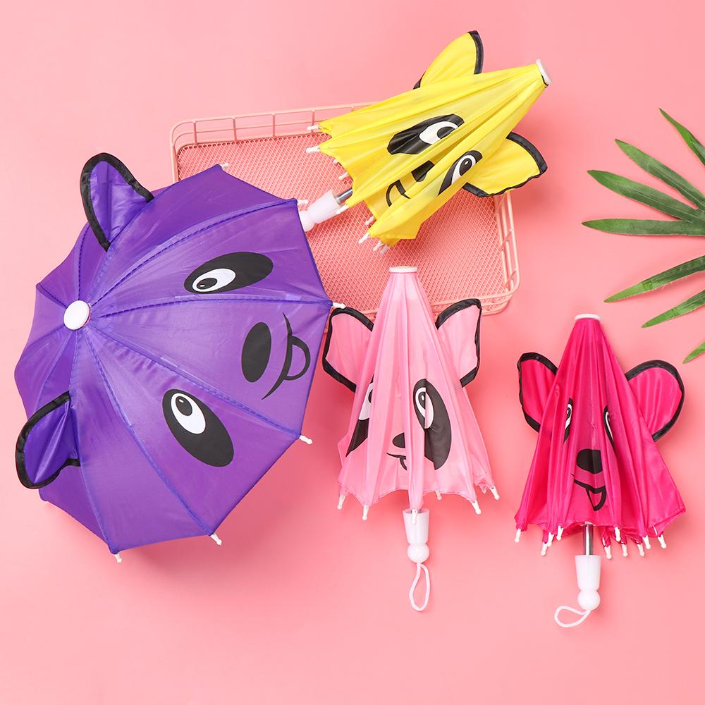 Mini Toys Kids Gift Animal Patterns Umbrellas Umbrella Doll Accessories Sunshade