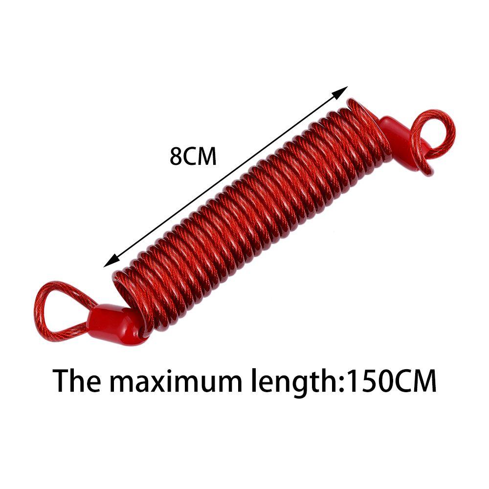 150cm Alarm Disc Lock Security Spring Reminder Cable Bike Motorcycle Scooter