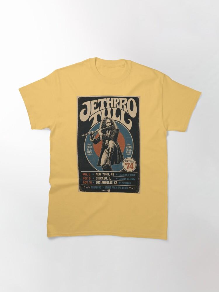 Jethro Tull Jethro Tull 1974 Tour Poster Classic T-Shirt