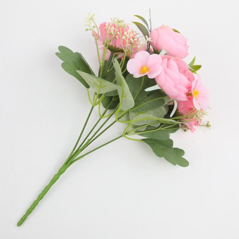 Silk Cloth Artificial Hydrangea Bouquet Photography Props Bridal Bouquet Home Decor