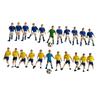 22x Miniatur-Fußballspieler Spielzeugfiguren Diorama Charakter Foto Requisiten Mini-Männchen für