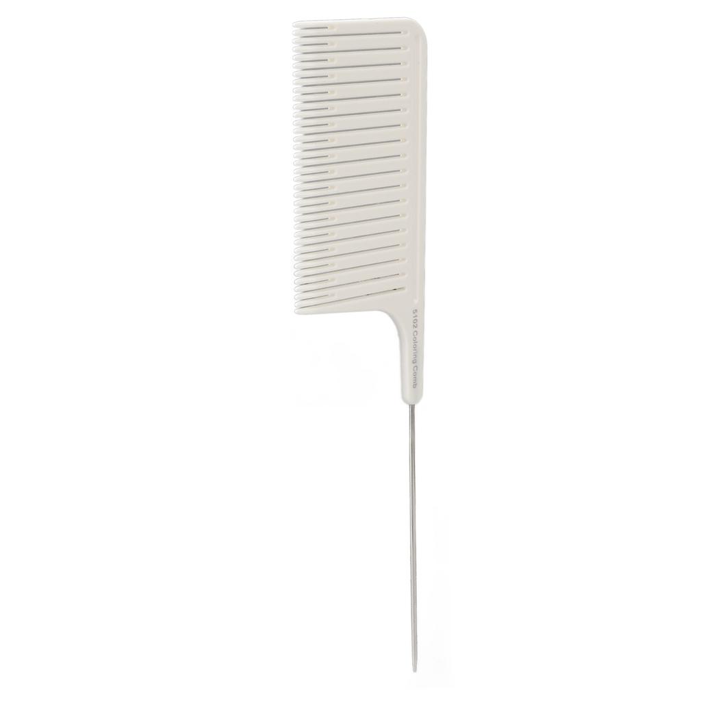 Hair Highlight Comb Hair Salon Hair Dye Professional Comb Hair Stylist Stainless Steel Rat Tail Comb