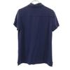 Lacoste Short Sleeve Polo Shirt 36 Navy Women Used
