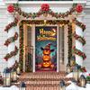 Pumpkin Decoration Spooky Jack-o'-Lantern Banner Holiday Banner Dark Color Scheme Spooky Banner For Spooky Event Night Event