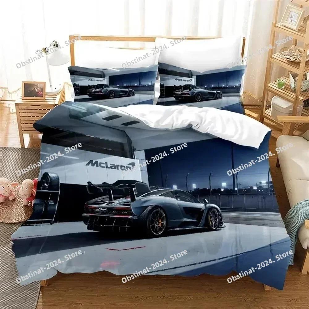 Autos Fahrzeuge Bettwäscheset Jungen Schlafzimmer Dekor Bettbezug Kissenbezug Autos Rennsport Druck Bettwäsche Set King Queen für Erwachsene