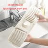 Silicone Faucets Water Catchers Mat Faucets Mat for Kitchen Sink Protectors Anti-splash Countertop Sink Draining Pad