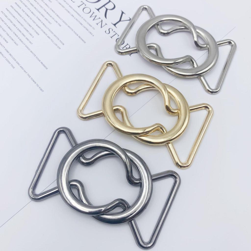 Adjustable Eight-Character Metal Buckle and Hook Set for Curtain Tiebacks and Clothing Accessories