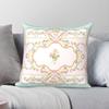 French Rococo Floral Panel Pillowcase Polyester Linen Velvet Pattern Zip Decor Pillow Case Sofa Seater 45x45