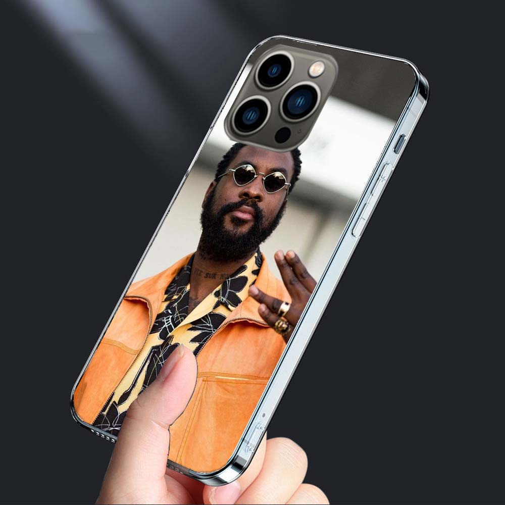 Damso Rapper Phone Case For Iphone 16E 15 Pro 14 Plus 17E 16 17 Pro Max Air 11 12 13 Mini Shockproof Capa Cute Cover TPU Clea