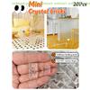 [C]20Pcs Dollhouse Mini Crystal Clear Bricks Water Ripple Crystal Glass Bricks Model Dollhouse Micro Scene Construction Props