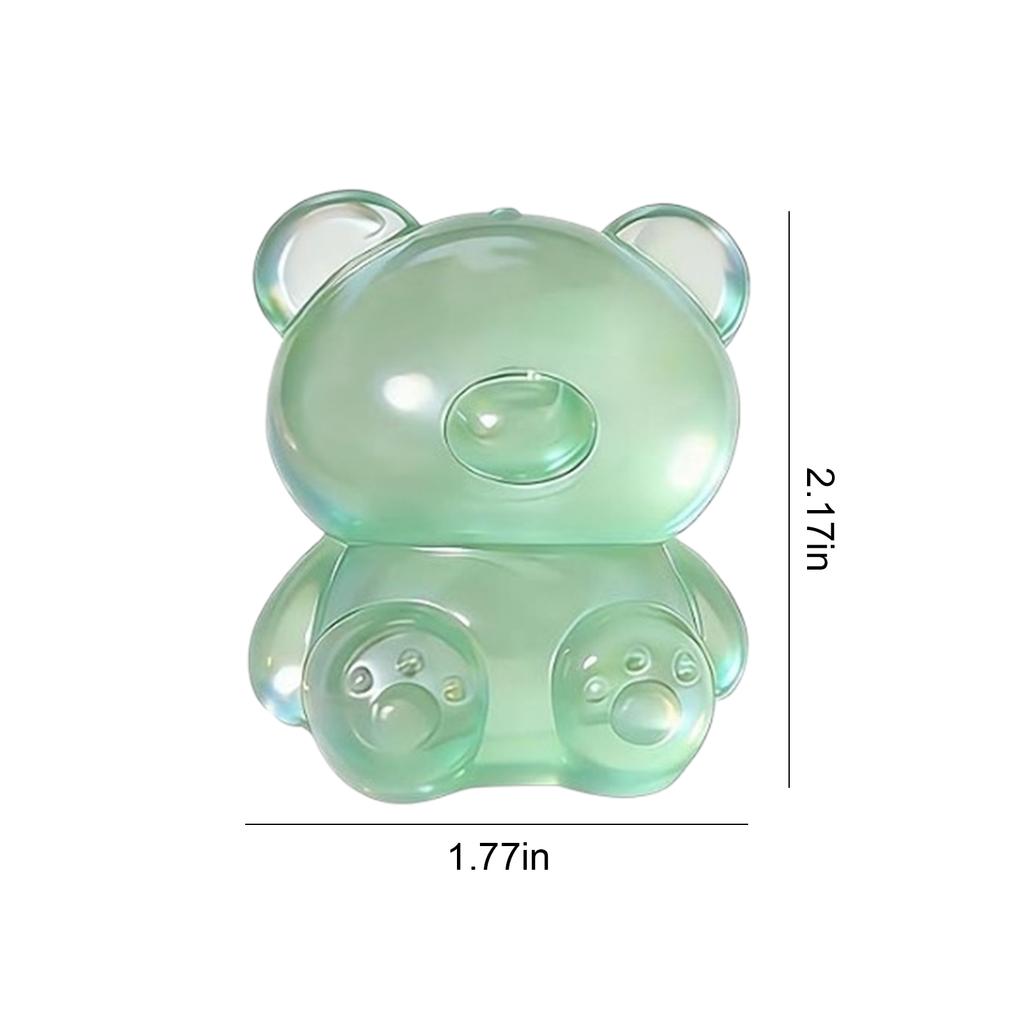 4Pcs Cute Bear Squeeze Ball Colorful Bear Squishies Balls Lightweight for Kids Adults Classroom Prize Party Favors
