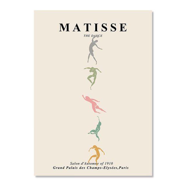 Henri Matisse Abstract Coral Flower Les Muses Nordic Posters and Prints Art Canvas Painting Wall Pictures for Living Room Decor