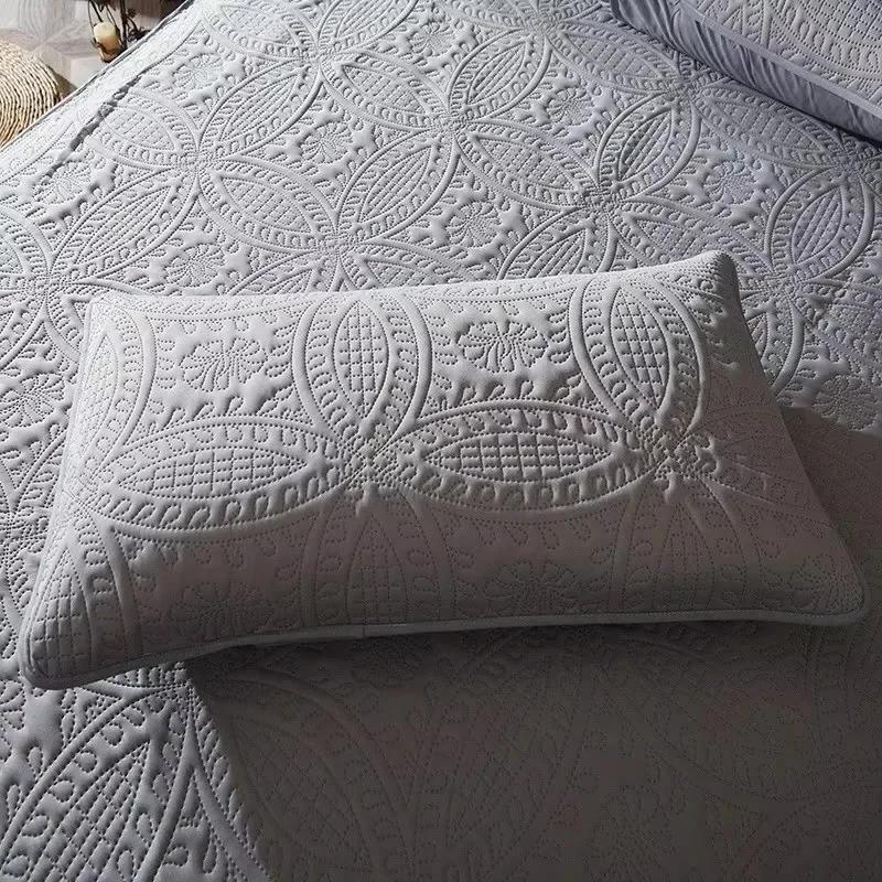 Waterproof Pillowcase Cotton Oil Antibacterial Anti-mite Pillow Protective Case Home Decoration Latex Pillows Cover 48x74cm