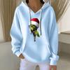 Women's Fashion Casual Christmas Angel Print Pullover Long-Sleeve Sweatshirt