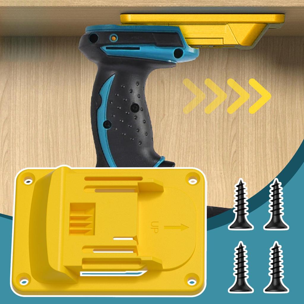 Power Tool Holder Power Tool Storage Wall-Mounted Space-Saving Non-slip Utility Storage Stand For Garage Organization