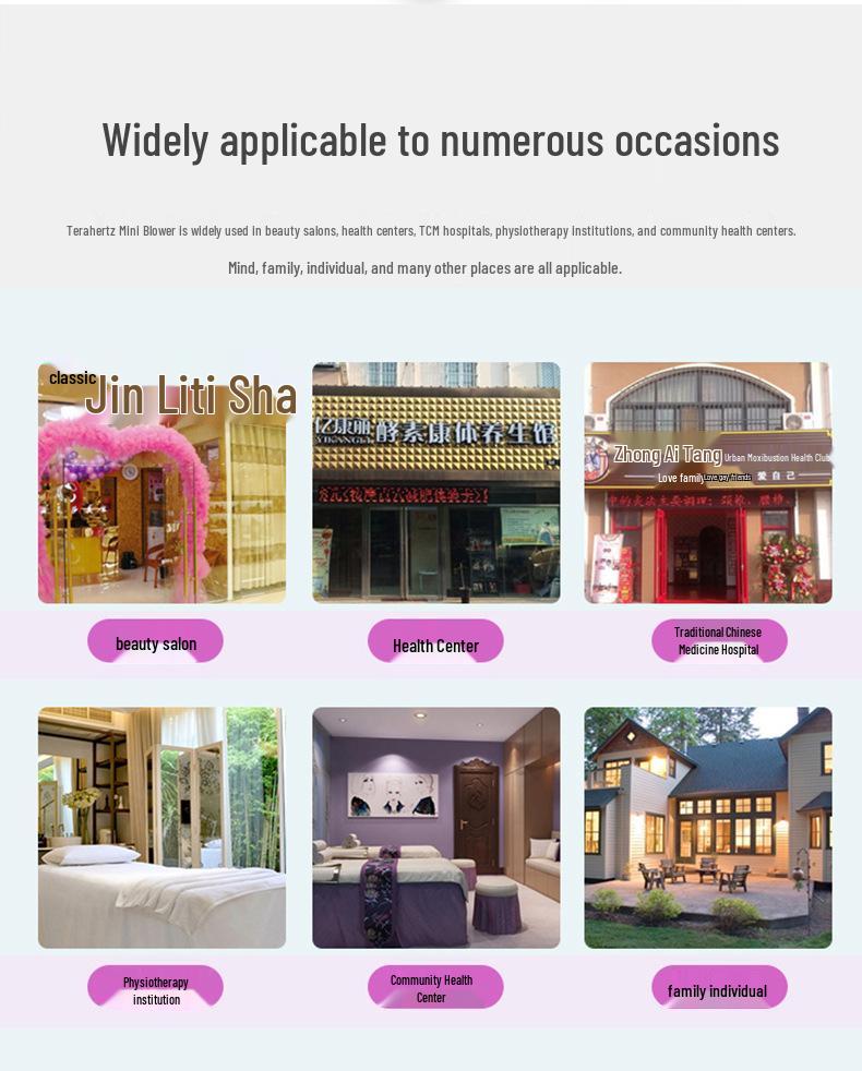 Terahertz Quantum Physiotherapy Device with Blue Light & Infrared Moxibustion for Beauty