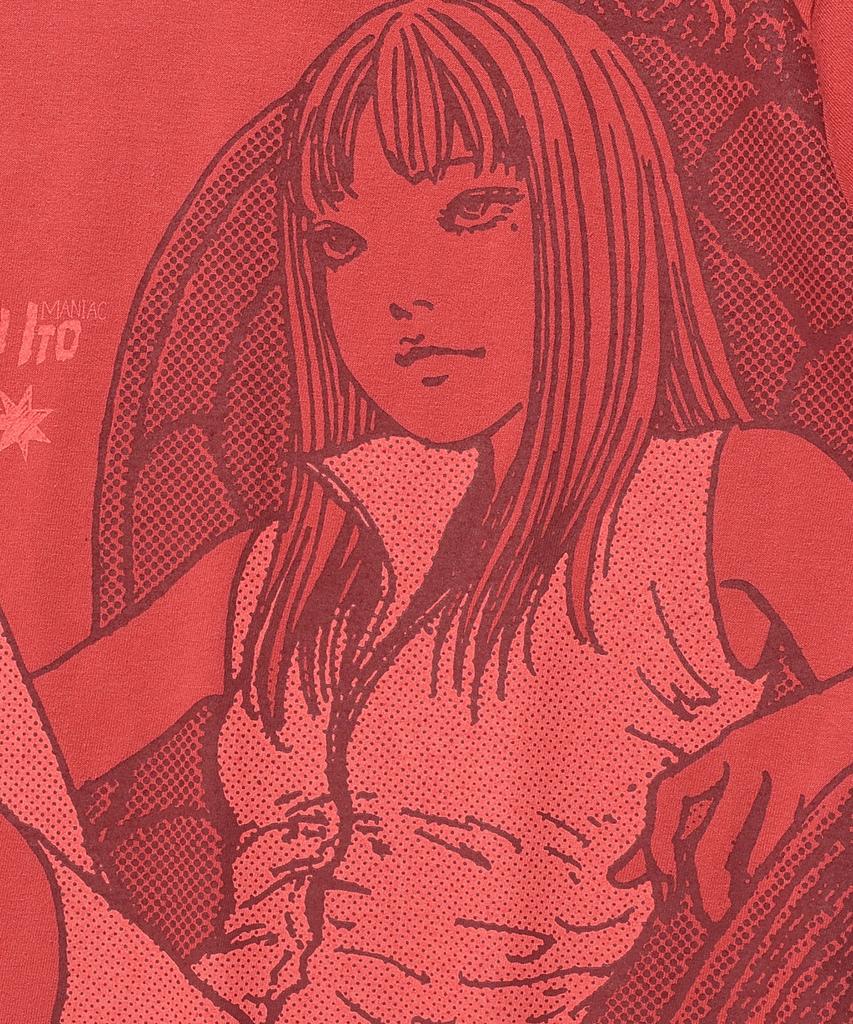 NICEGHOSTCLUB Junji Ito Maniac Tomie Mini Tee_Coral(Ng2Fmft583B)